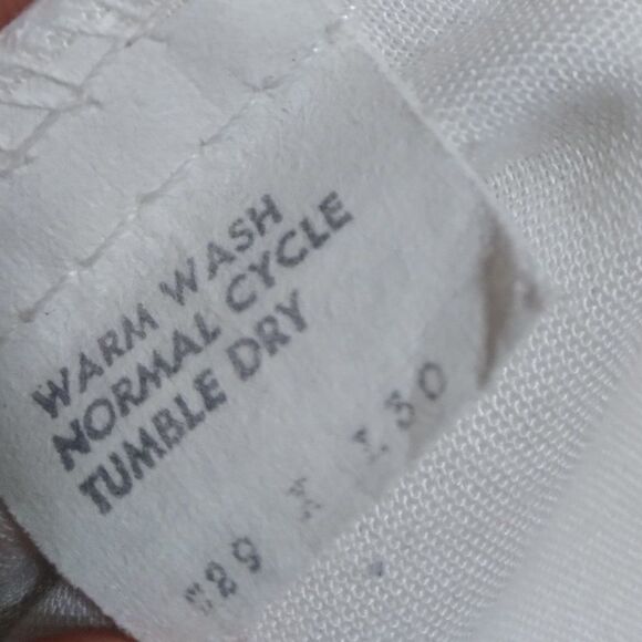 Vintage 70s Levi's White Denim Flare Bell Bottom High Waist Jeans - Picture 9 of 11